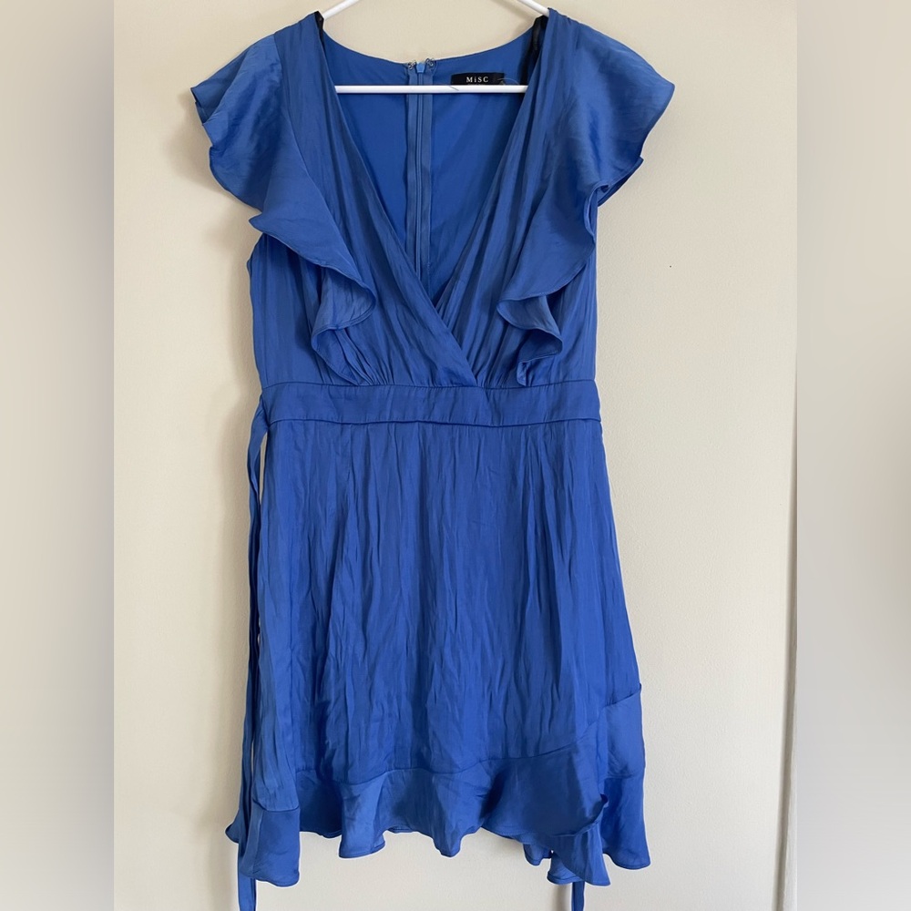 Blue mini Sexy Dress